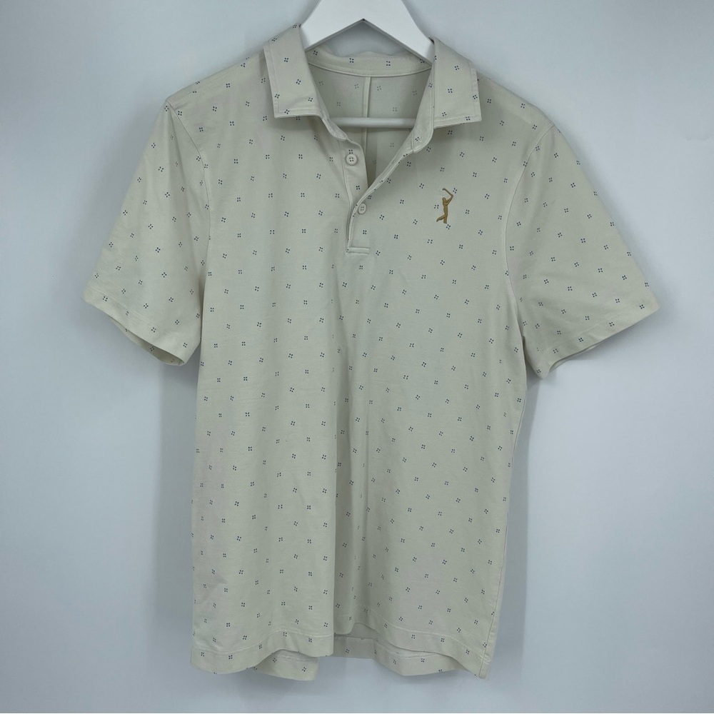 Lululemon Sport Polo Short Sleeve Golf Shirt Mens Size Small